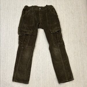 Green Corduroy Cargo Pants